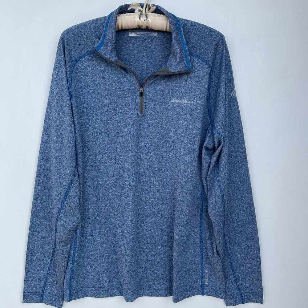 VTG Eddie Bauer Performance Long Sleeve Quarter Zip Athletic Jacket Medium